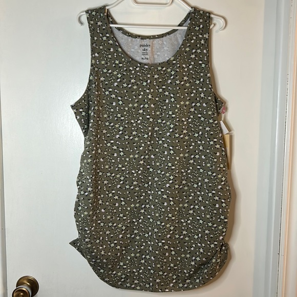 Paisley Sky Tops - Paisley Sky floral tank